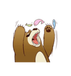 cute brown Bear（個別スタンプ：5）