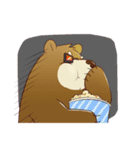 cute brown Bear（個別スタンプ：23）