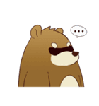 cute brown Bear（個別スタンプ：29）