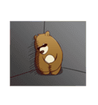 cute brown Bear（個別スタンプ：32）