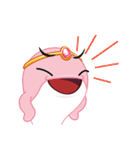 ピンクイルカのポトゥ（個別スタンプ：7）