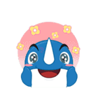ピンクイルカのポトゥ（個別スタンプ：34）