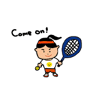 テニスガール リディアちゃん  英語版（個別スタンプ：33）