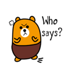 Liu-Lang Bear-Anger Time（個別スタンプ：12）