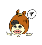 お帽子 かぶりん（個別スタンプ：19）
