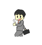 平均サラリーマン（個別スタンプ：9）