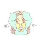 私とウサギ（個別スタンプ：2）