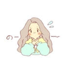 私とウサギ（個別スタンプ：3）