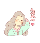 私とウサギ（個別スタンプ：7）