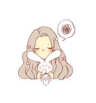私とウサギ（個別スタンプ：10）