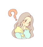 私とウサギ（個別スタンプ：14）