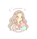私とウサギ（個別スタンプ：17）
