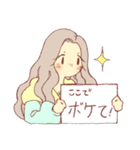 私とウサギ（個別スタンプ：21）