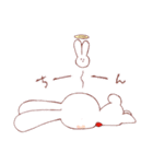 私とウサギ（個別スタンプ：32）