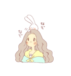 私とウサギ（個別スタンプ：36）