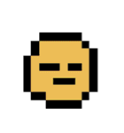 8bit strange face（個別スタンプ：7）