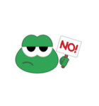 Mr. Froggy (emoticon)（個別スタンプ：8）