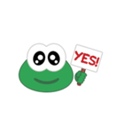 Mr. Froggy (emoticon)（個別スタンプ：9）
