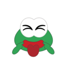 Mr. Froggy (emoticon)（個別スタンプ：10）