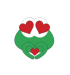 Mr. Froggy (emoticon)（個別スタンプ：14）