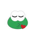 Mr. Froggy (emoticon)（個別スタンプ：15）