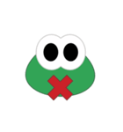 Mr. Froggy (emoticon)（個別スタンプ：23）