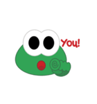 Mr. Froggy (emoticon)（個別スタンプ：25）