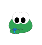 Mr. Froggy (emoticon)（個別スタンプ：30）