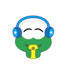 Mr. Froggy (emoticon)（個別スタンプ：33）