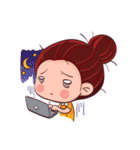 PenPen Red Bun Girl（個別スタンプ：11）