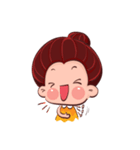 PenPen Red Bun Girl（個別スタンプ：14）