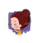 PenPen Red Bun Girl（個別スタンプ：15）