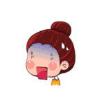 PenPen Red Bun Girl（個別スタンプ：16）