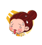 PenPen Red Bun Girl（個別スタンプ：19）
