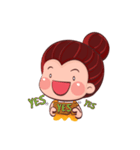 PenPen Red Bun Girl（個別スタンプ：25）