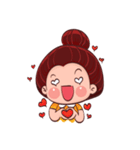 PenPen Red Bun Girl（個別スタンプ：27）