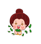 PenPen Red Bun Girl（個別スタンプ：29）