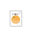 切手deスタンプ 日本語版（個別スタンプ：26）