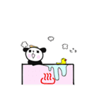 ゆるゆるパンダda（個別スタンプ：3）