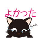 くろねこのにゃん語だにゃん2（個別スタンプ：11）