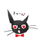くろねこギャロ / 黒猫ギャロ 日本語ver（個別スタンプ：1）