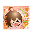 女の子スタンプ (ちびキャラ) 日常編（個別スタンプ：23）