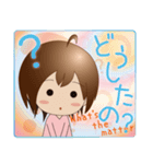 女の子スタンプ (ちびキャラ) 日常編（個別スタンプ：29）