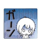 女の子スタンプ (ちびキャラ) 日常編（個別スタンプ：36）