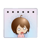 女の子スタンプ (ちびキャラ) 日常編（個別スタンプ：40）