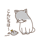 ねこのほどほど敬語（個別スタンプ：1）