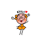 メガネっ子ルミリカ（個別スタンプ：6）