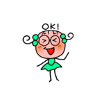 メガネっ子ルミリカ（個別スタンプ：9）