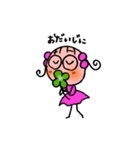メガネっ子ルミリカ（個別スタンプ：34）