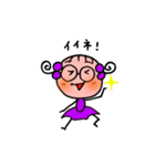 メガネっ子ルミリカ（個別スタンプ：35）